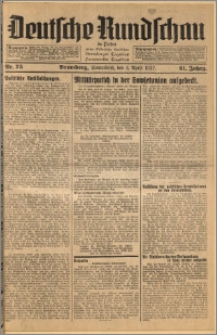 Deutsche Rundschau in Polen. J. 61, 1937, nr 75