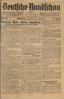 Deutsche Rundschau in Polen. J. 61, 1937, nr 125