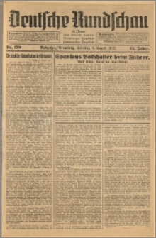 Deutsche Rundschau in Polen. J. 61, 1937, nr 179