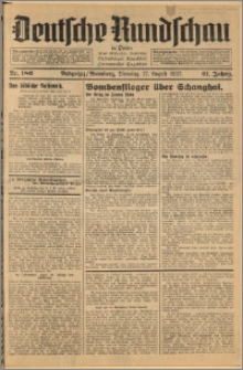 Deutsche Rundschau in Polen. J. 61, 1937, nr 186