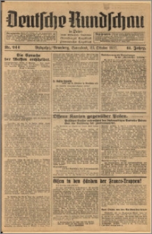 Deutsche Rundschau in Polen. J. 61, 1937, nr 244