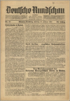 Deutsche Rundschau in Polen. J. 62, 1938, nr 47