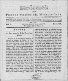 Biedaczek : czyli mały i tani tygodnik dla biednego ludu, 1849.11.24 R. 2 nr 16