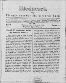 Biedaczek : czyli mały i tani tygodnik dla biednego ludu, 1849.12.01 R. 2 nr 18