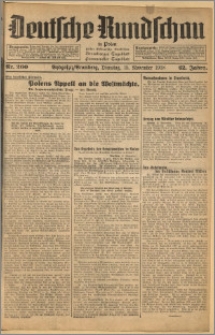 Deutsche Rundschau in Polen. J. 62, 1938, nr 260