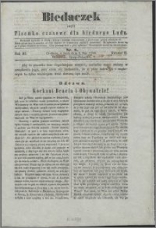 Biedaczek : czyli mały i tani tygodnik dla biednego ludu, 1850.05.01 R. 3 nr 8