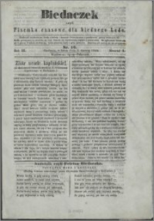 Biedaczek : czyli mały i tani tygodnik dla biednego ludu, 1850.06.01 R. 3 nr 16
