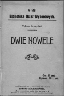 Dwie nowele