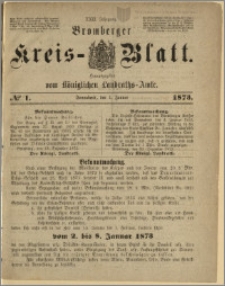 Bromberger Kreis-Blatt, 1873, nr 1