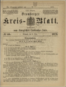 Bromberger Kreis-Blatt, 1873, nr 24