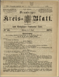 Bromberger Kreis-Blatt, 1873, nr 26