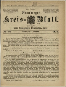 Bromberger Kreis-Blatt, 1873, nr 74