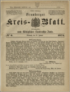 Bromberger Kreis-Blatt, 1874, nr 6