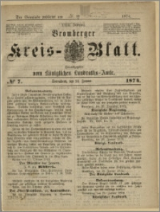 Bromberger Kreis-Blatt, 1874, nr 7