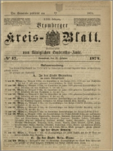 Bromberger Kreis-Blatt, 1874, nr 17