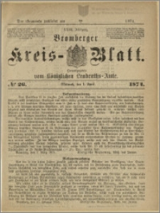 Bromberger Kreis-Blatt, 1874, nr 26