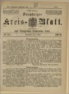 Bromberger Kreis-Blatt, 1874, nr 27