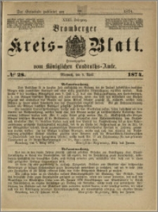 Bromberger Kreis-Blatt, 1874, nr 28