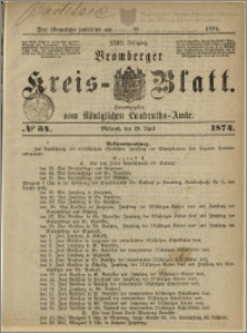 Bromberger Kreis-Blatt, 1874, nr 34