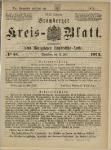 Bromberger Kreis-Blatt, 1874, nr 55