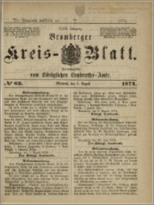 Bromberger Kreis-Blatt, 1874, nr 62