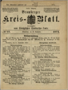 Bromberger Kreis-Blatt, 1874, nr 77