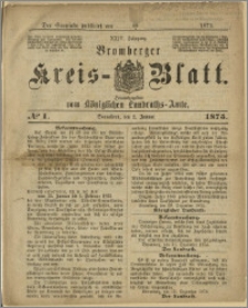 Bromberger Kreis-Blatt, 1875, nr 1