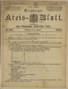 Bromberger Kreis-Blatt, 1875, nr 12