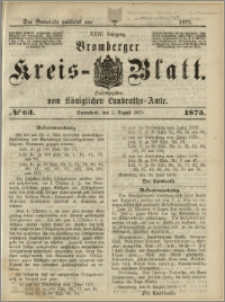 Bromberger Kreis-Blatt, 1875, nr 63