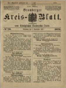 Bromberger Kreis-Blatt, 1875, nr 70
