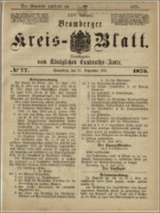 Bromberger Kreis-Blatt, 1875, nr 77