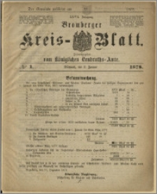 Bromberger Kreis-Blatt, 1878, nr 1