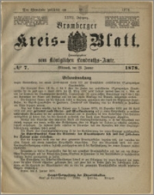 Bromberger Kreis-Blatt, 1878, nr 7