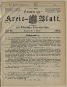 Bromberger Kreis-Blatt, 1878, nr 14