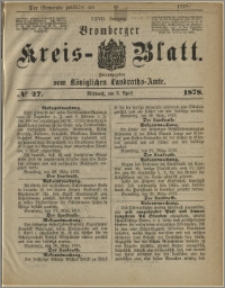 Bromberger Kreis-Blatt, 1878, nr 27
