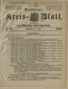 Bromberger Kreis-Blatt, 1878, nr 28