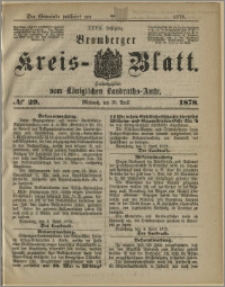 Bromberger Kreis-Blatt, 1878, nr 29