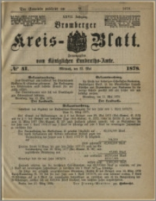 Bromberger Kreis-Blatt, 1878, nr 41