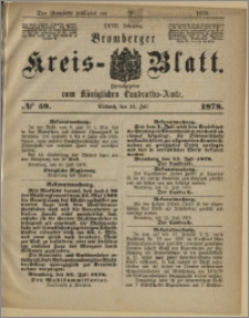Bromberger Kreis-Blatt, 1878, nr 59