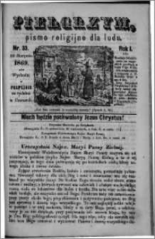 Pielgrzym, pismo religijne dla ludu 1869 rok I nr 33