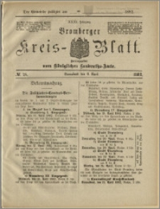 Bromberger Kreis-Blatt, 1882, nr 28