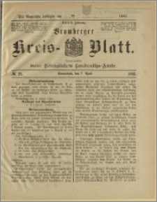 Bromberger Kreis-Blatt, 1883, nr 28