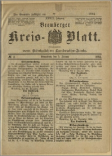 Bromberger Kreis-Blatt, 1884, nr 2