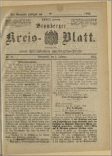 Bromberger Kreis-Blatt, 1884, nr 10