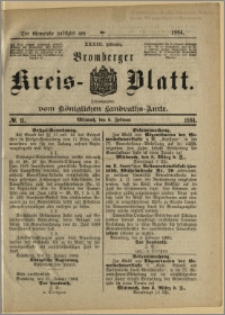 Bromberger Kreis-Blatt, 1884, nr 11
