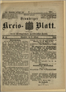 Bromberger Kreis-Blatt, 1884, nr 16