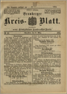 Bromberger Kreis-Blatt, 1884, nr 22