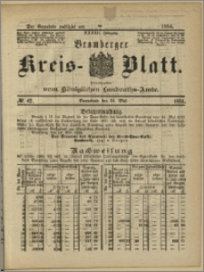 Bromberger Kreis-Blatt, 1884, nr 42