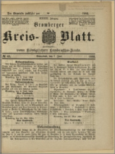Bromberger Kreis-Blatt, 1884, nr 46