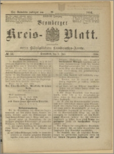 Bromberger Kreis-Blatt, 1884, nr 54